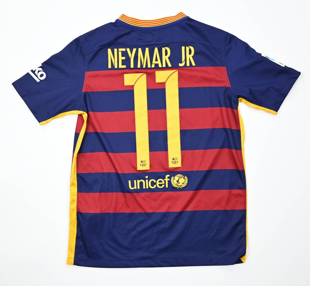 2015-16 FC BARCELONA *NEYMAR JR* SHIRT XL. BOYS