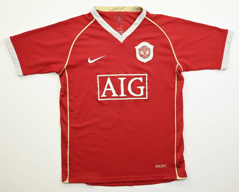 2006-07 MANCHESTER UNITED *SCHOLES* KOSZULKA L. BOYS