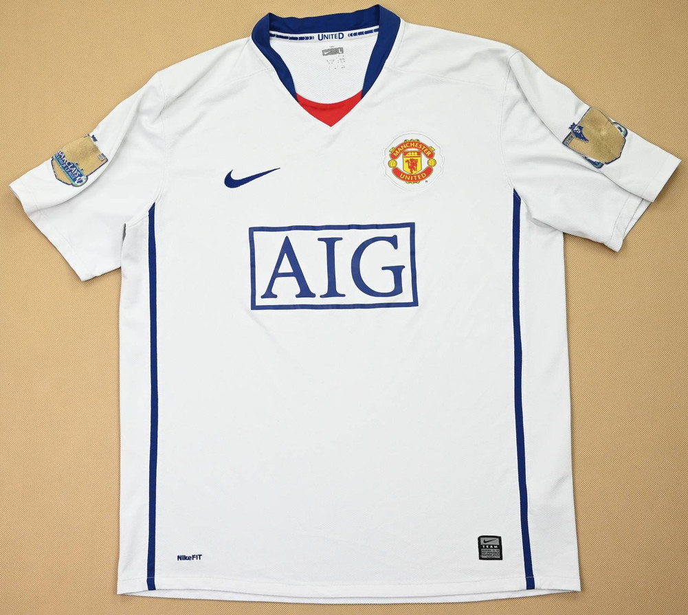 2008-10 MANCHESTER UNITED *ANDERSON* SHIRT L
