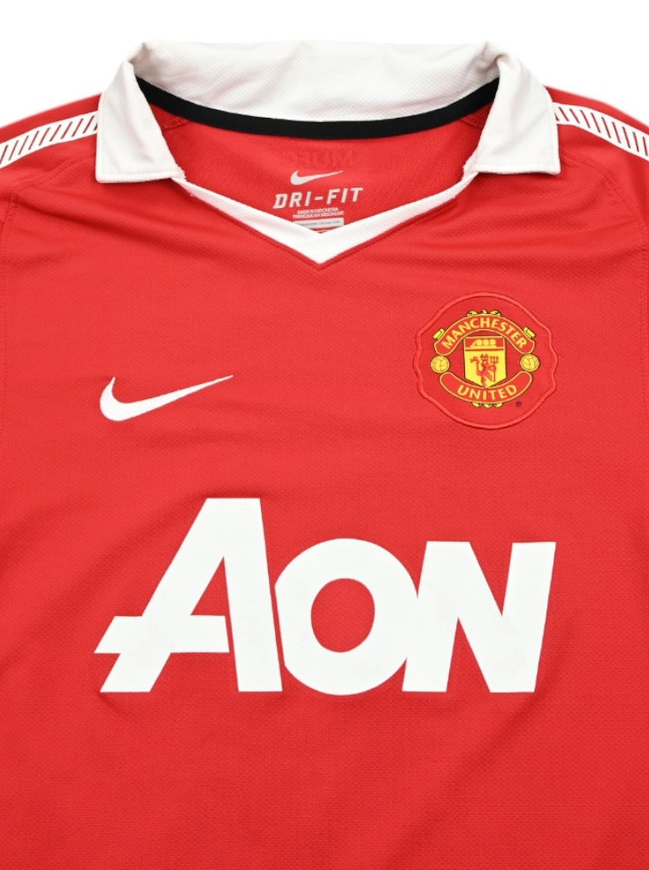 2010-11 MANCHESTER UNITED *GIGGS* LONGSLEEVE SHIRT S