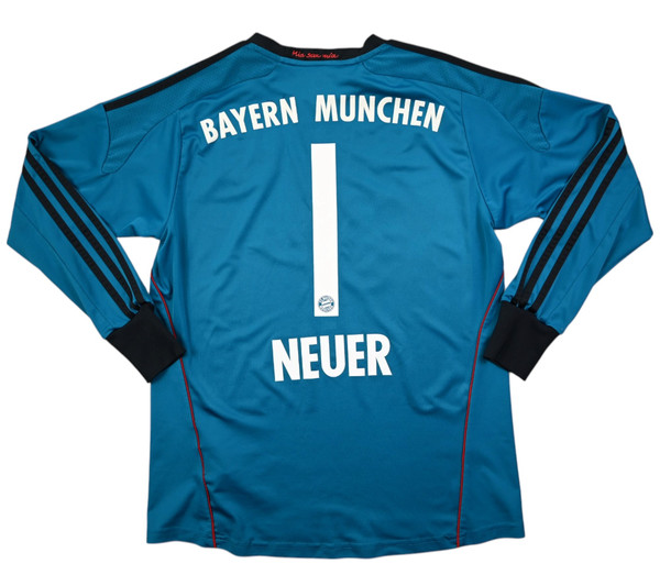 2013-14 BAYERN MUNCHEN *NEUER* LONGSLEEVE SHIRT XL. BOYS