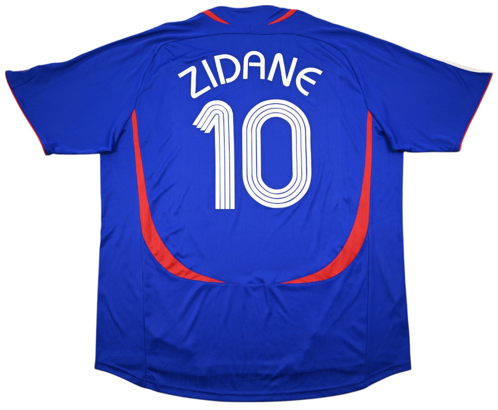 2006-07 FRANCE *ZIDANE* SHIRT XXL