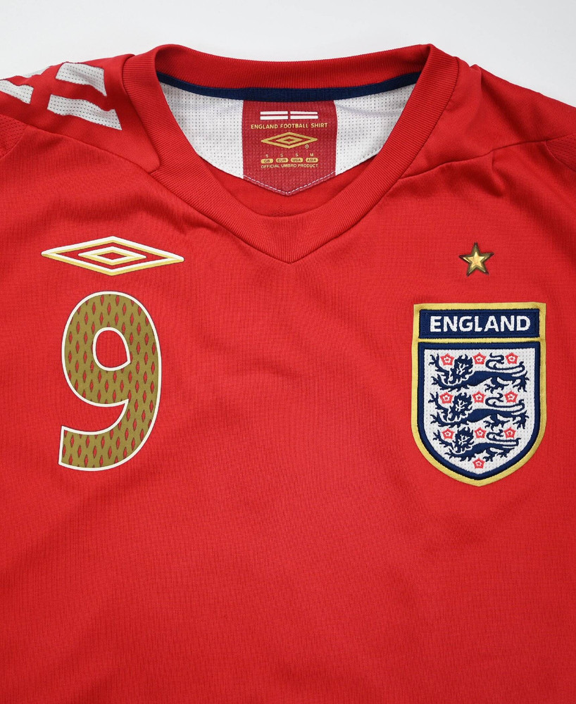 2006-08 ENGLAND *ROONEY* SHIRT S