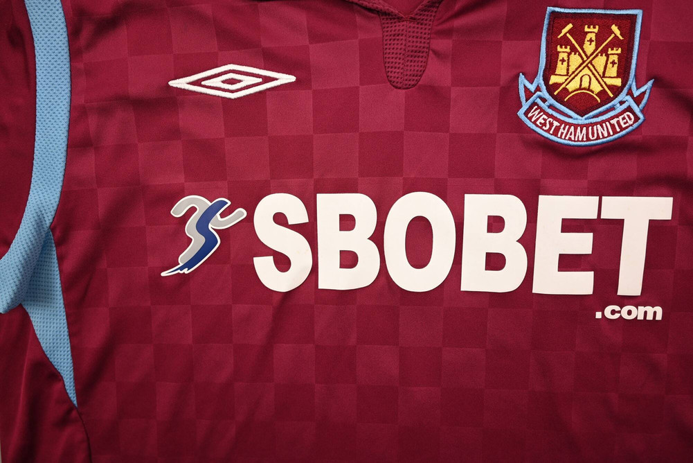 2009-10 WEST HAM UNITED *MOORE* SHIRT L