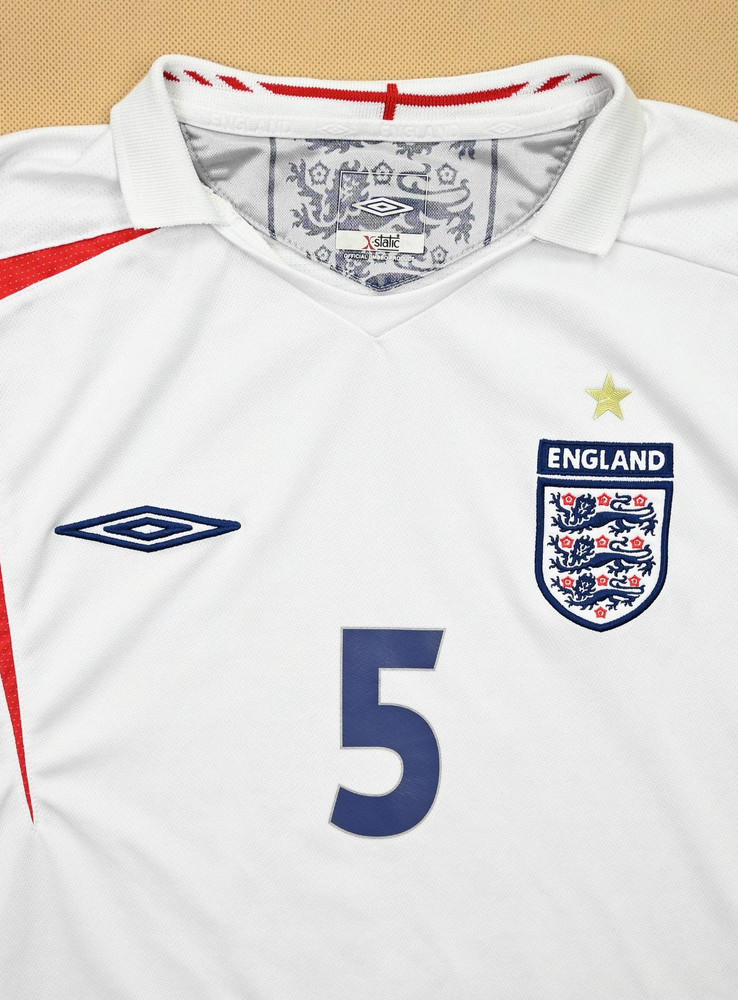 2005-07 ENGLAND *TERRY* SHIRT M