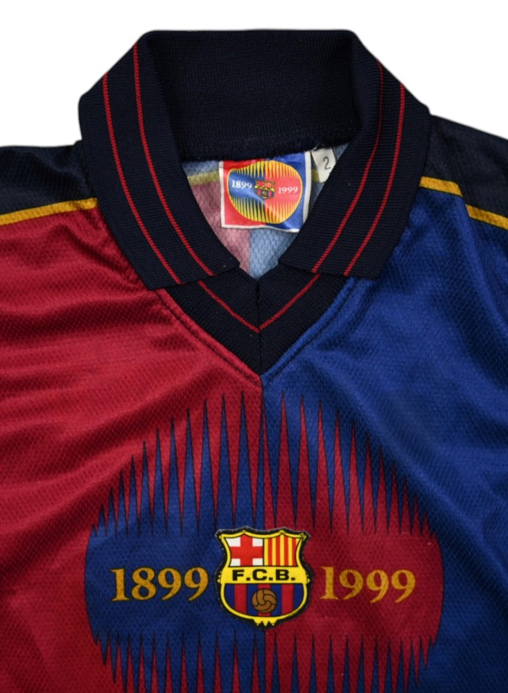 1999-00 BARCELONA *F. DE BOER* SHIRT XS. BOYS 