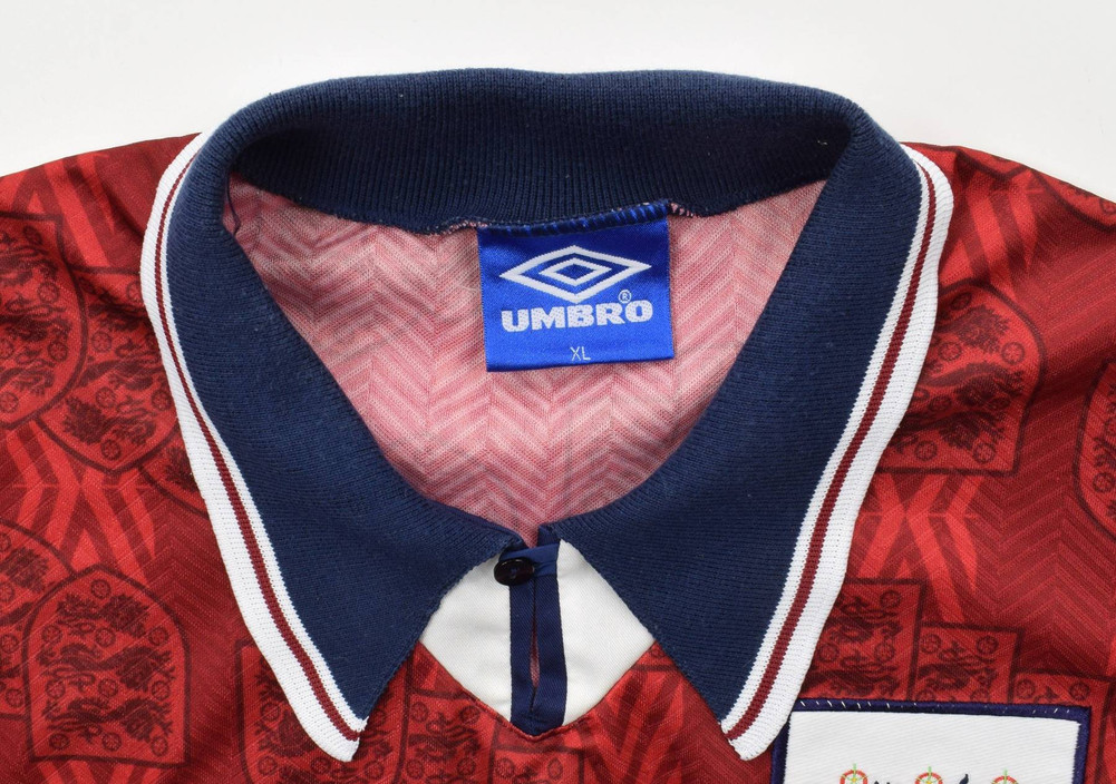 1993-95 ENGLAND SHIRT XL
