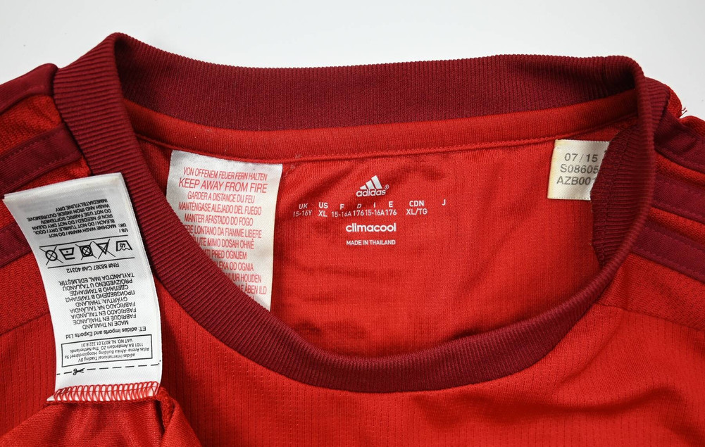 2015-16 BAYERN MUNCHEN SHIRT XL. BOYS