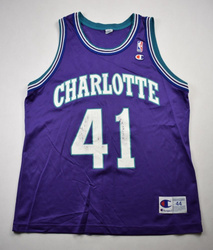 CHARLOTTE HORNETS NBA *RICE* CHAMPION SHIRT 44