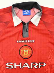 1996-98 MANCHESTER UNITED *BECKHAM* KOSZULKA XS