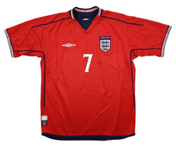 2002-04 ENGLAND *BECKHAM*  SHIRT L