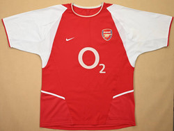 2002-04 ARSENAL LONDON *BERGKAMP* SHIRT XL