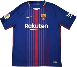 2017-18 FC BARCELONA SHIRT L