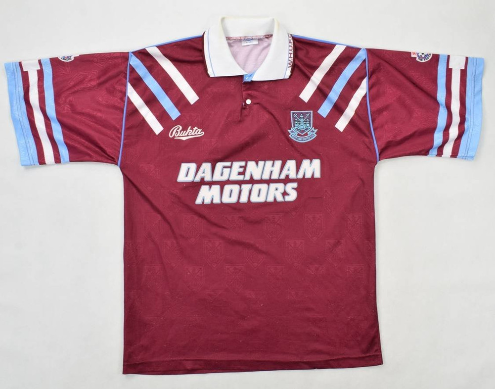 1992-93 WEST HAM UNITED MATCH ISSUE M