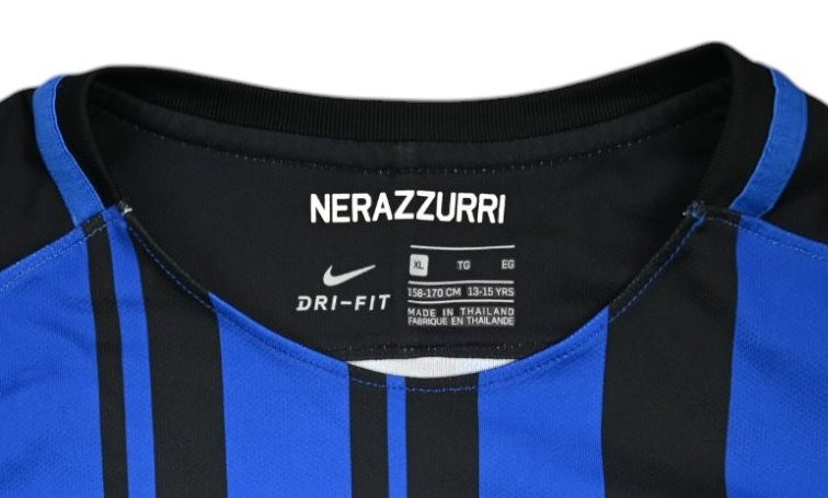 2017-18 INTER MILAN SHIRT XL. BOYS