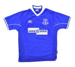 1999-00 EVERTON FC SHIRT L