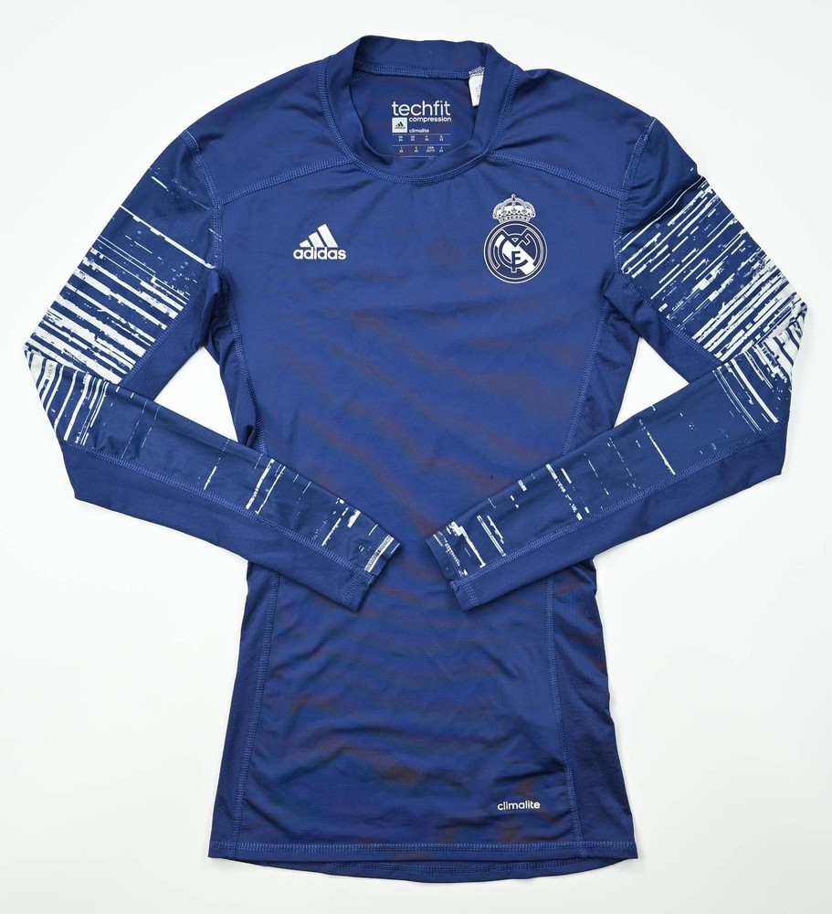 2016-17 REAL MADRID TECHFIT LONGSLEEVE XS