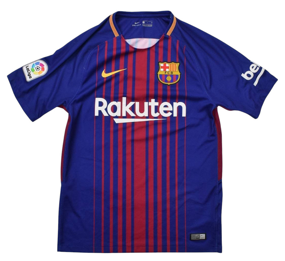 2017-18 FC BARCELONA SHIRT S