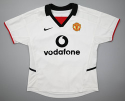 2002-03 MANCHESTER UNITED SHIRT XS.BOYS