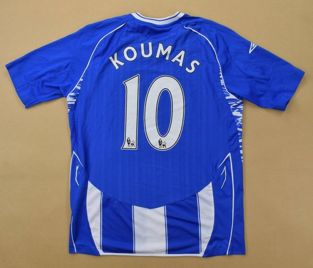 2007-08 WIGAN ATHLETIC *KOUMAS* SHIRT M