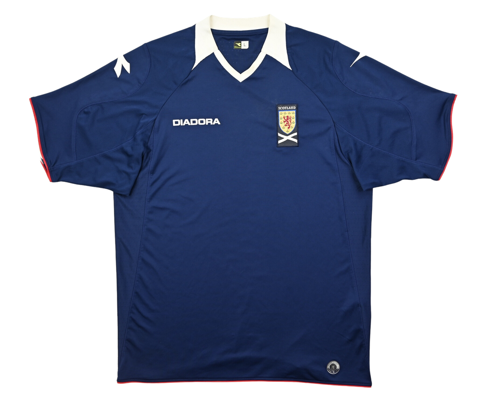 2008-09 SCOTLAND SHIRT L