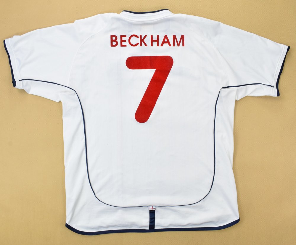 2001-03 ENGLAND *BECKHAM* SHIRT XL