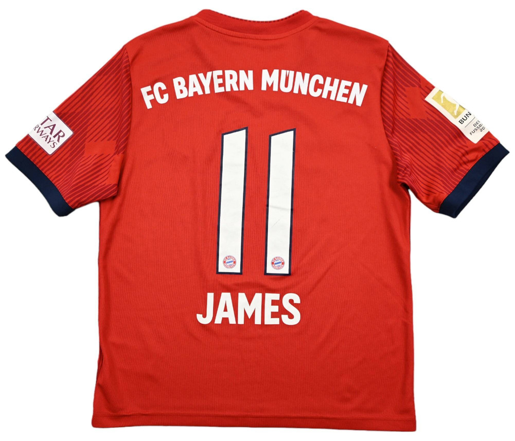 2018-19 BAYERN MUNCHEN *JAMES* KOSZULKA L. BOYS