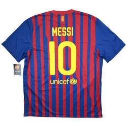 2011-12 FC BARCELONA *MESSI* SHIRT XL