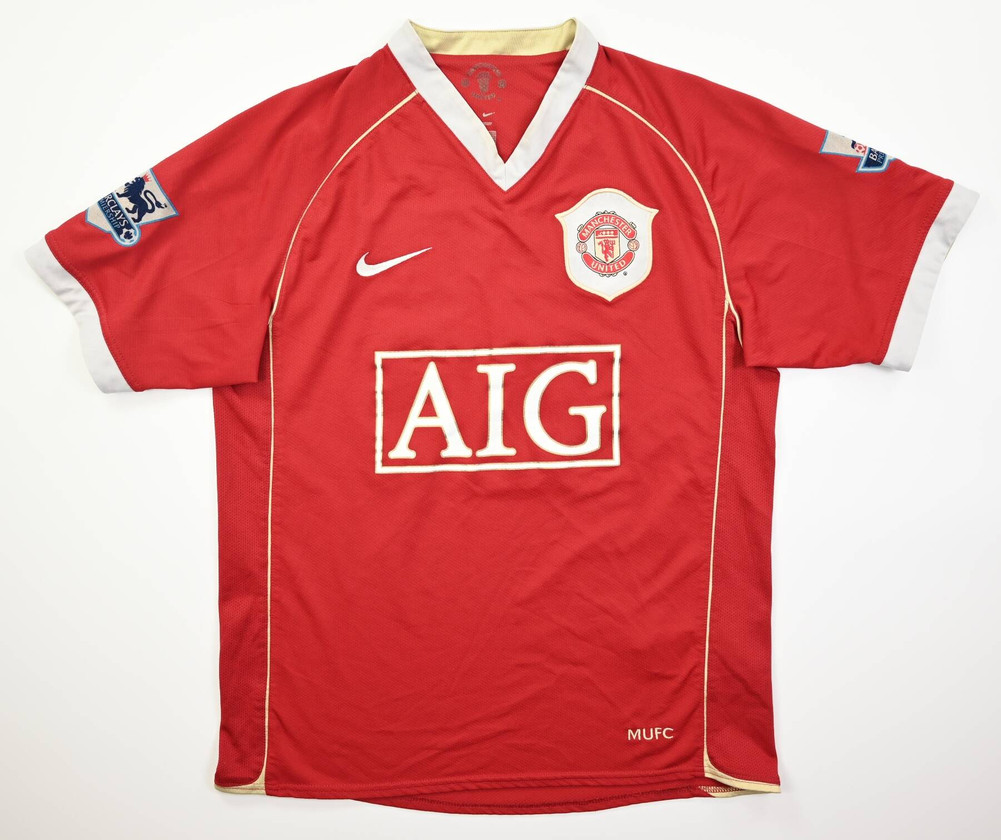 2006-07 MANCHESTER UNITED *SMITH* SHIRT S