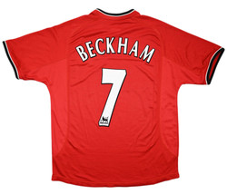 2000-02 MANCHESTER UNITED *BECKHAM*  SHIRT L