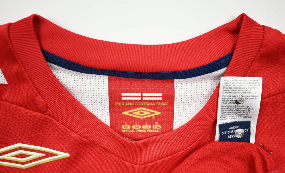 2006-08 ENGLAND *ROONEY* KOSZULKA L