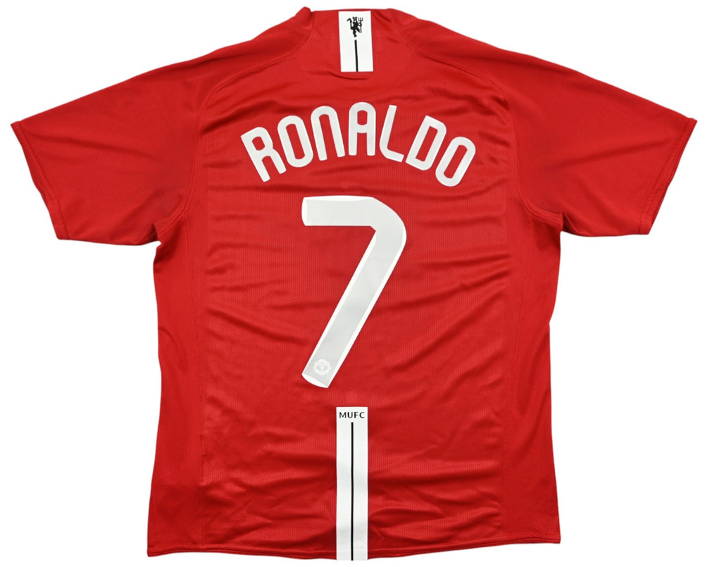 2007-09 MANCHESTER UNITED *RONALDO* SHIRT M