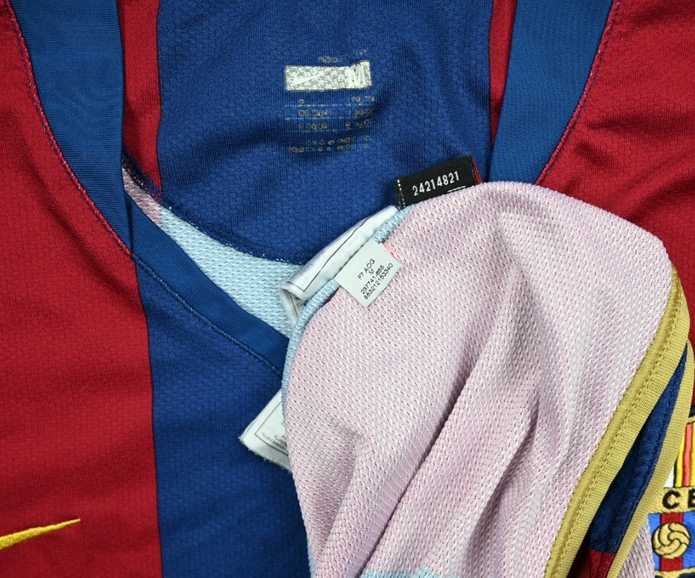 2007-08 FC BARCELONA SHIRT M