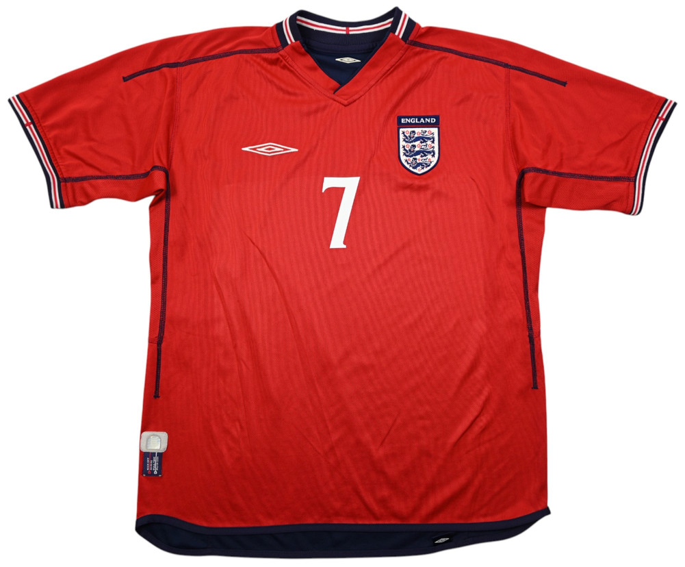 2002-04 ENGLAND *BECKHAM* SHIRT L