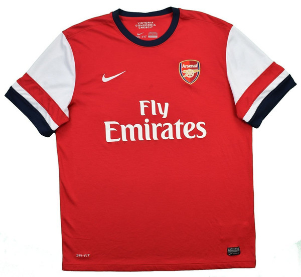 2012-14 ARSENAL LONDON *CHAMBERLAIN* SHIRT S