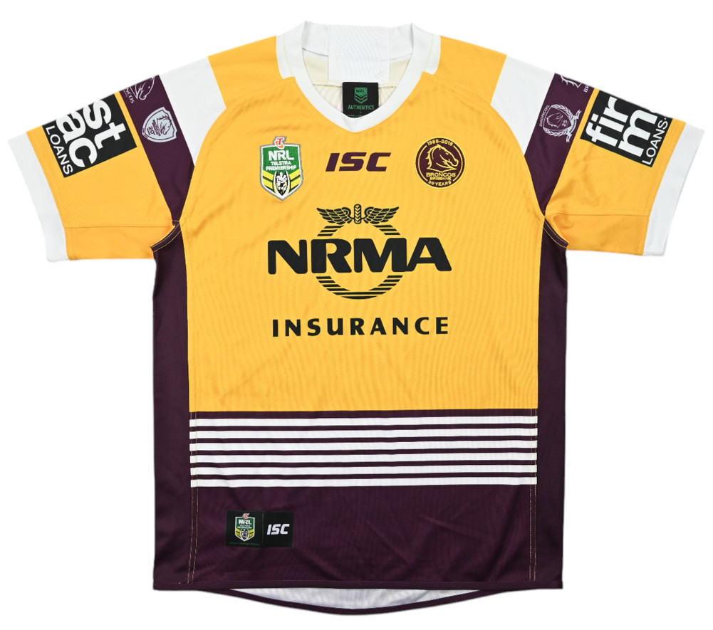 【激レア・ラグビー】Brisbane Broncos Happy Valley Throwbacks | 🚫SOLD🚫1998 Brisbane Broncos