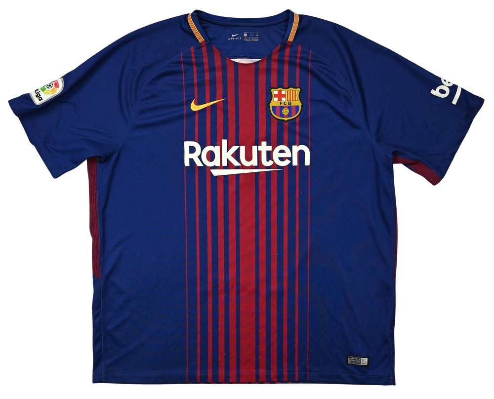 2017-18 FC BARCELONA SHIRT XXL