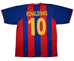 2004-05 BARCELONA *RONALDINHO* KOSZULKA L