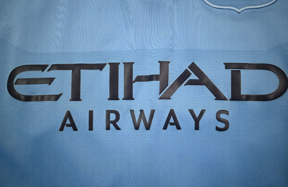 2015-16 MANCHESTER CITY *TOURE YAYA* PLAYER ISSUE SHIRT L