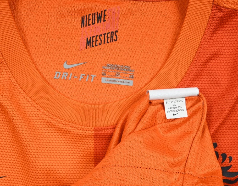 2012-13 NETHERLANDS KOSZULKA XL