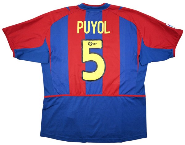 2002-03 BARCELONA *PUYOL* KOSZULKA XL