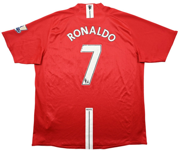 2007-09 MANCHESTER UNITED *RONALDO* KOSZULKA XL