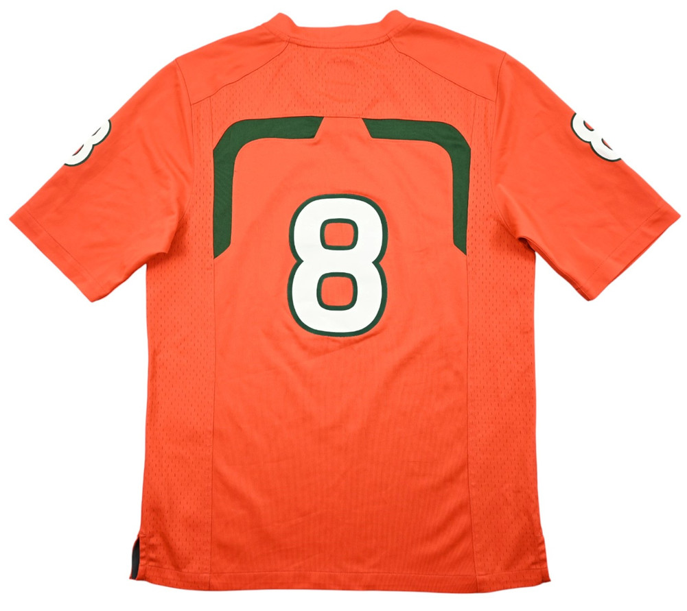 MIAMI HURRICANES AMERICAN FOOTBALL SHIRT S