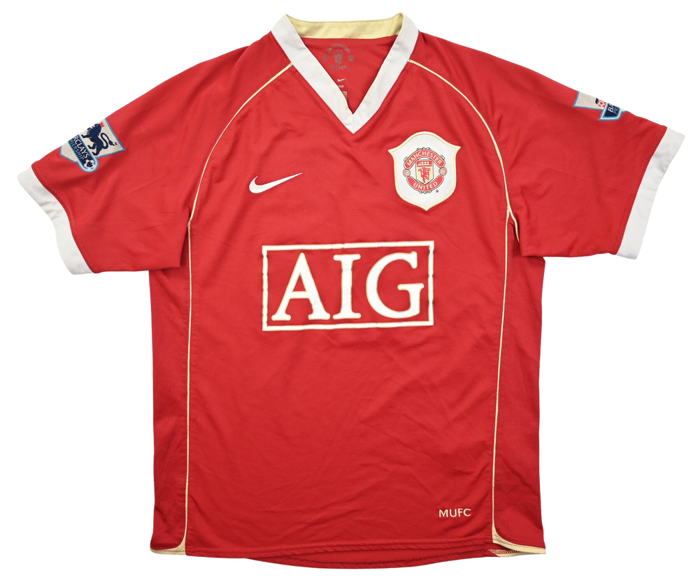 2006-07 MANCHESTER UNITED *SMITH* SHIRT S