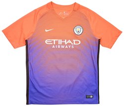 2016-17 MANCHESTER CITY *DE BRUYNE* SHIRT XL. BOYS