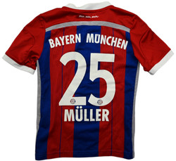 2014-15 BAYERN MUNCHEN *MULLER* SHIRT XS. BOYS