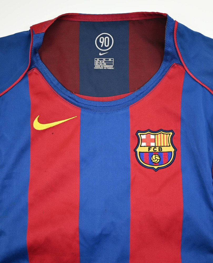 2004-05 FC BARCELONA SHIRT XL. BOYS