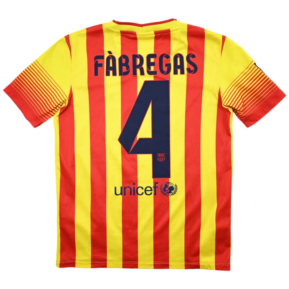 2013-14 FC BARCELONA *FABREGAS* KOSZULKA L. BOYS