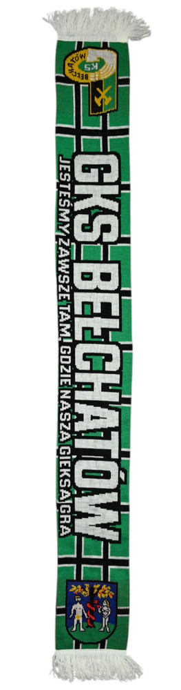 GKS BELCHATOW JESTESMY ZAWSZE TAM GDZIE NASZA GIEKSA GRA SCARF
