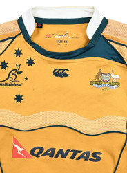 AUSTRALIA WALLABIES CANTERBURY SHIRT L.BOYS